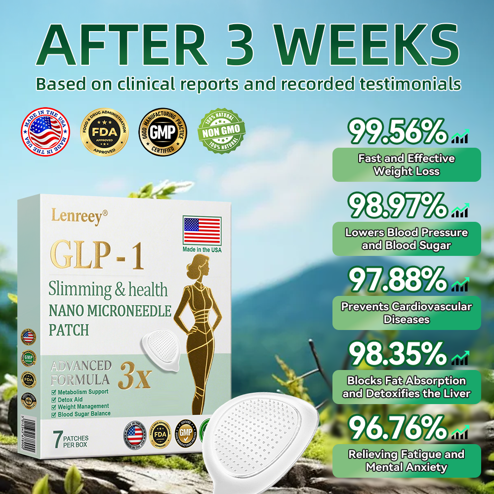 【Last Day Promotion 60% OFF🏅】Lenreey® NIDDK-Tirzepatide Slimming & health NANO MICRONEEDLE PATCH(Zero Pain, 24/7 Release | Lose 20lbs FAST | 90% Sugar Drop | ) 🌞