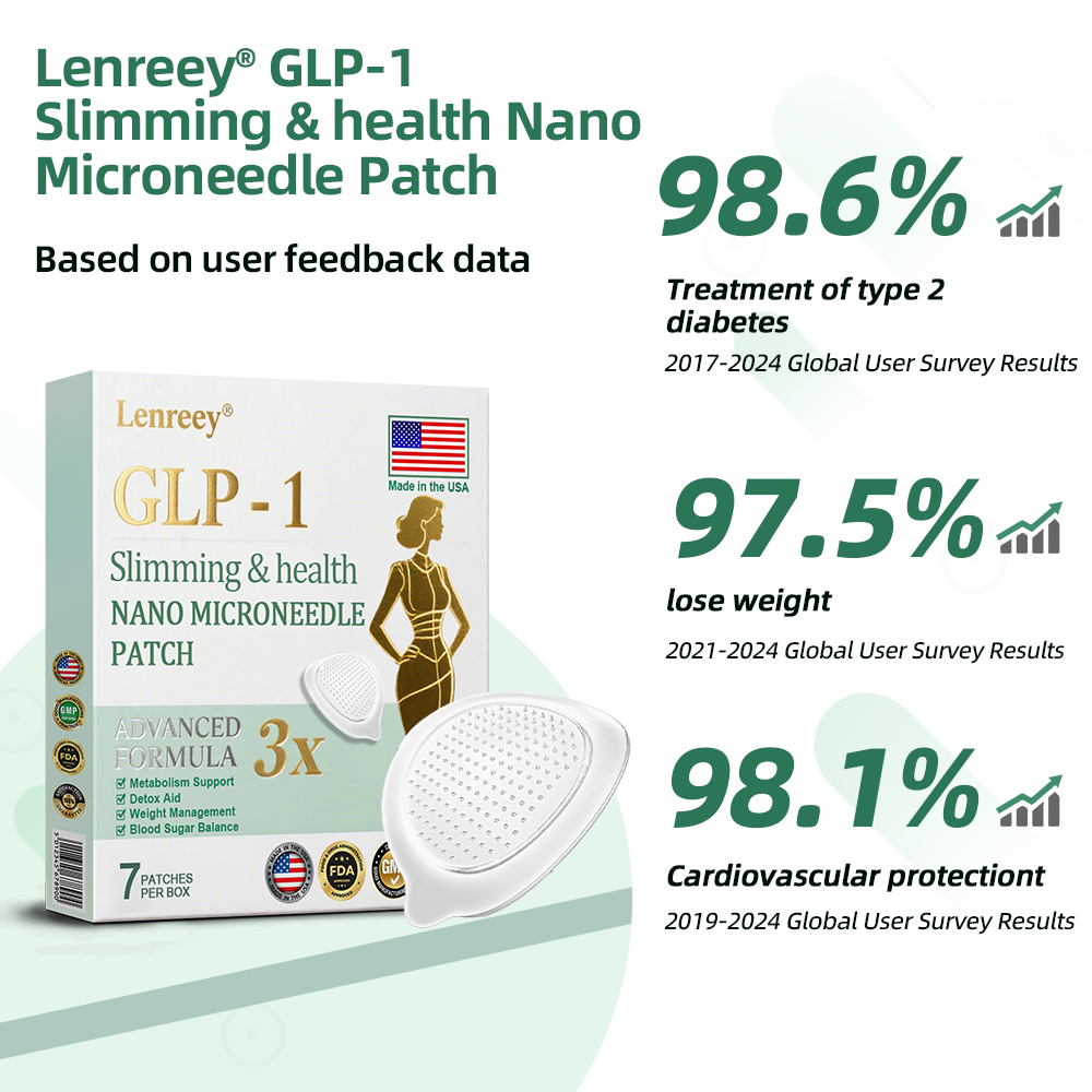 【Last Day Promotion 60% OFF🏅】Lenreey® NIDDK-Tirzepatide Slimming & health NANO MICRONEEDLE PATCH(Zero Pain, 24/7 Release | Lose 20lbs FAST | 90% Sugar Drop | ) 🌞