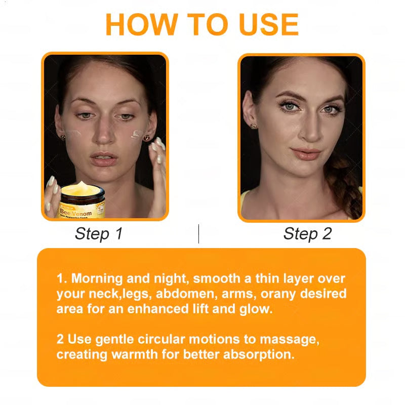 Made and Shipped from USA š„ LipMapsĀ® Bee Venom Skin Restoration Cream ā° LAST DAY 80% OFF