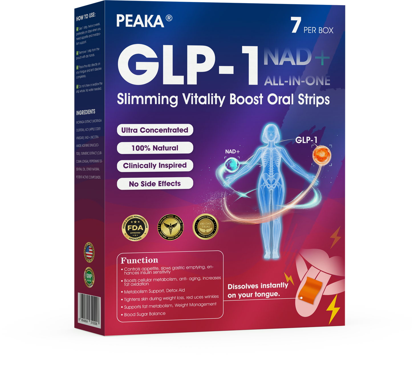 ๐๐๐๐๐๐๐๐ ๐๐ก๐๐๐ | PEAKAยฎ GLPโ1 Slimming Vitality Boost Oral Strips ๐ฉโโ๏ธ๐ฅ(Just once a week, visible changes in 7 days โ
For obesity, cardiovascular health, diabetes, sleep apnea, joint issues, and more)