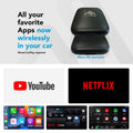 AI Box - Streaming Netflix and Youtube to your car! Wireless CarPlay and Android Auto