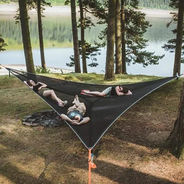 🔥MULTI-PERSON HAMMOCK- PATENTED 3 POINT DESIGN🔥(Free Worldwide Freight)